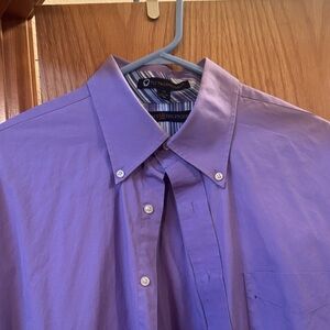 Tommy Hilfiger Men's Lavender Dress Shirt